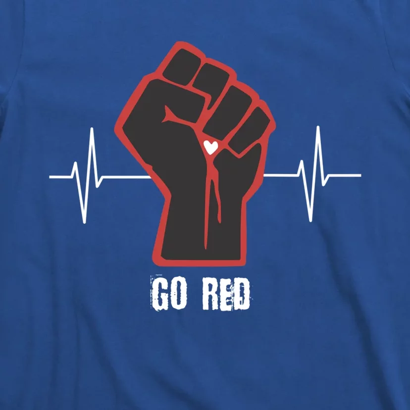 Go Red Heart Disease Awareness Month Gift T-Shirt