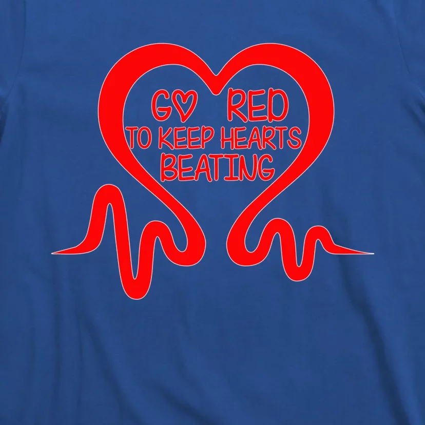 Go Red Heart Disease Awareness Month Gift T-Shirt