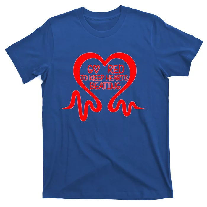 Go Red Heart Disease Awareness Month Gift T-Shirt