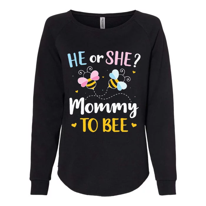 Gender reveal he or she mommy matching family baby party Womens California Wash Sweatshirt