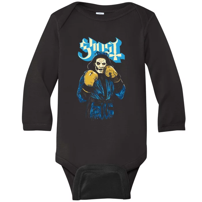 Ghost – Rite Here Rite Now Papa Prize Fighter Gift Baby Long Sleeve Bodysuit