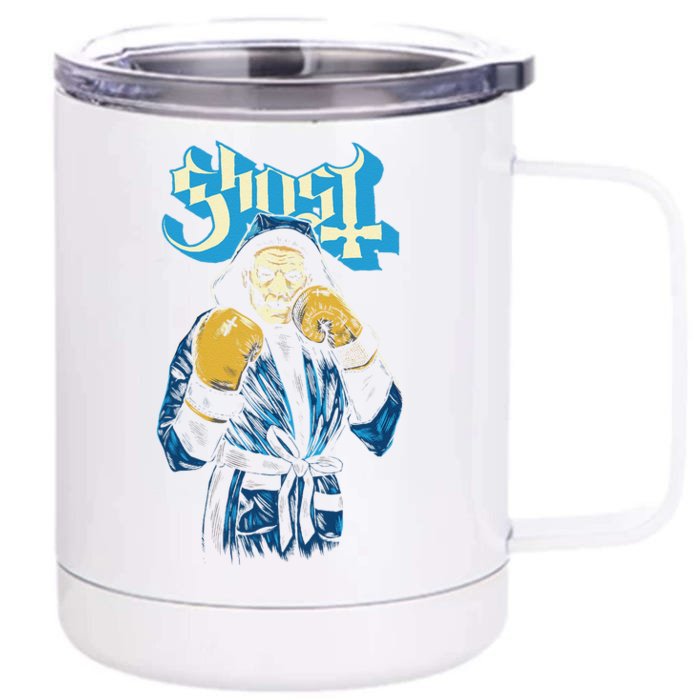 Ghost – Rite Here Rite Now Papa Prize Fighter Gift Front & Back 12oz Stainless Steel Tumbler Cup