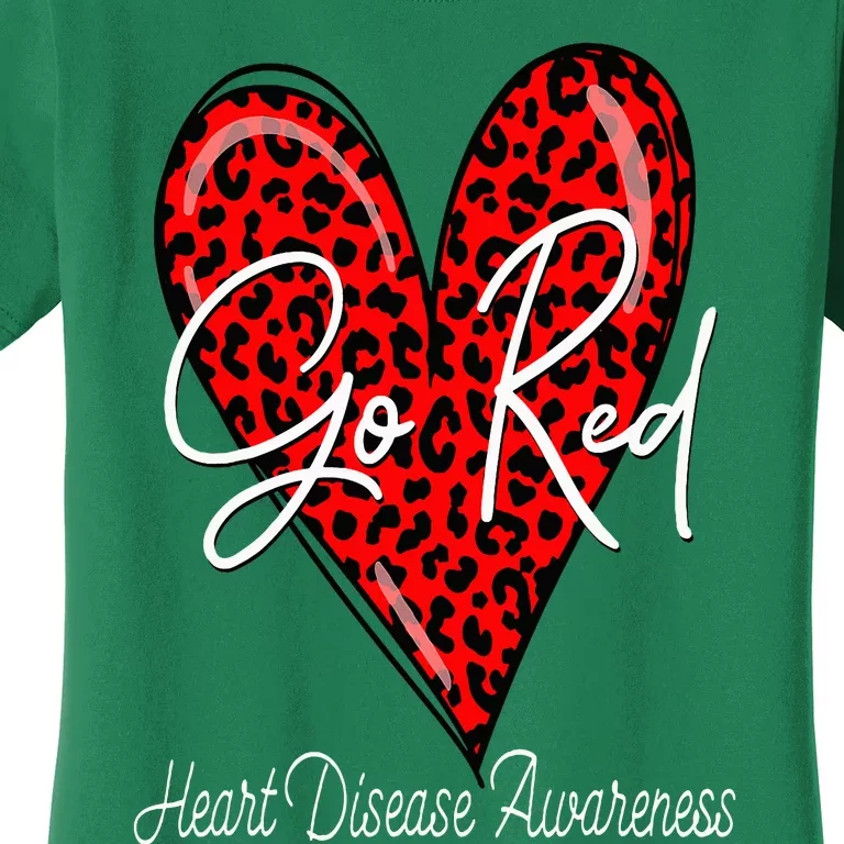 Go Red Heart Disease Awareness Chd Women February Wear Red Women's T-Shirt