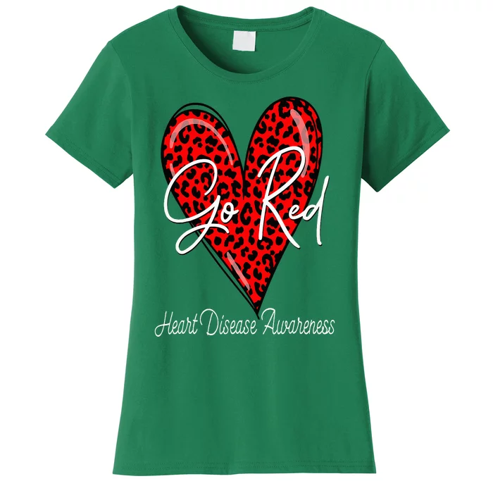 Go Red Heart Disease Awareness Chd Women February Wear Red Women's T-Shirt