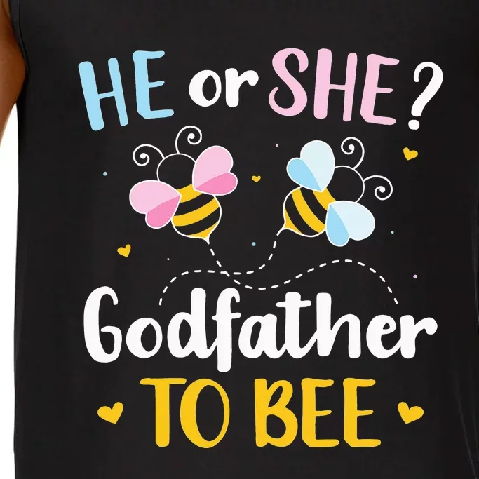 Gender reveal he or she godfather matching family baby party Comfort Colors® Tank Top