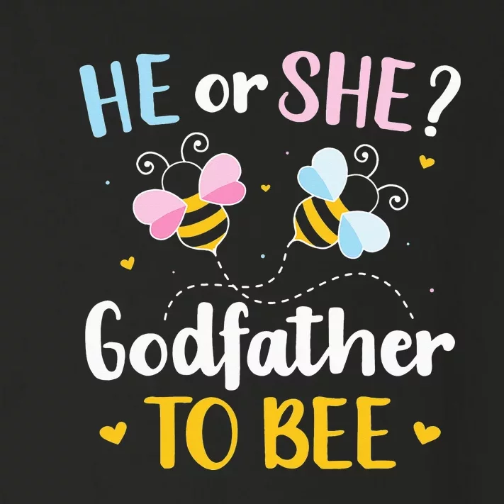 Gender reveal he or she godfather matching family baby party Toddler Long Sleeve Shirt