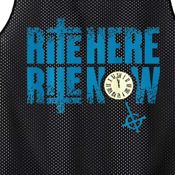 Ghost – Rite Here Rite Now Title Mesh Reversible Basketball Jersey Tank