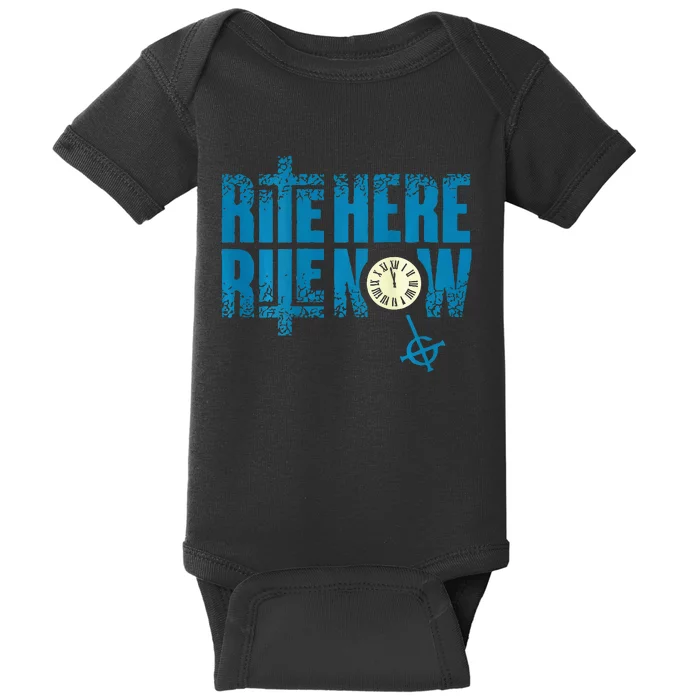 Ghost – Rite Here Rite Now Title Baby Bodysuit