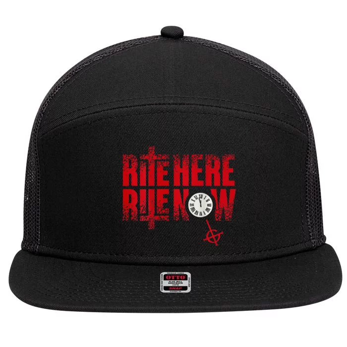 Ghost – Rite Here Rite Now Title 7 Panel Mesh Trucker Snapback Hat