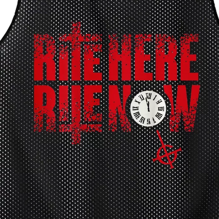 Ghost – Rite Here Rite Now Title Mesh Reversible Basketball Jersey Tank