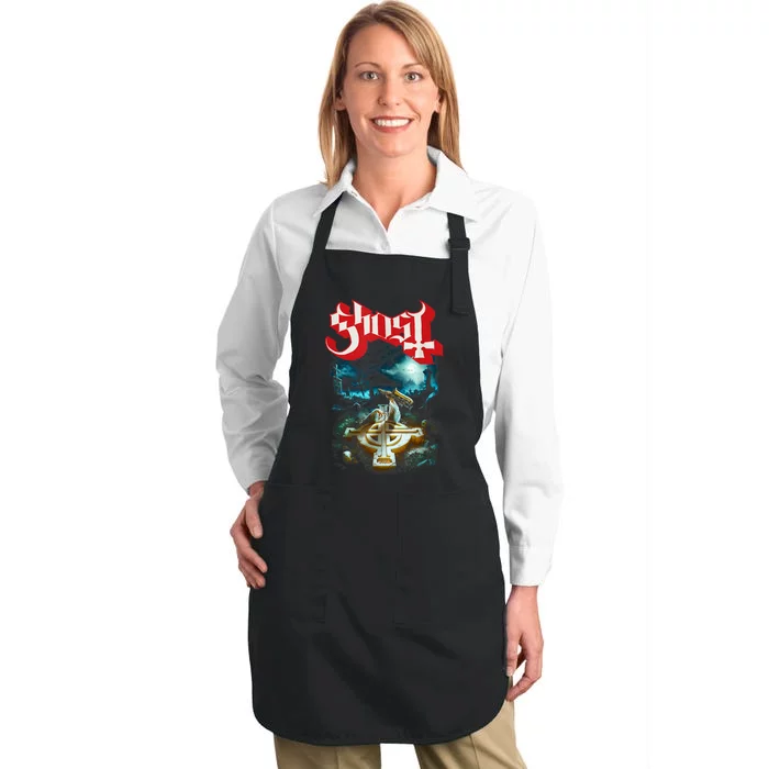 Ghost Rite Here Rite Now Full-Length Apron With Pocket