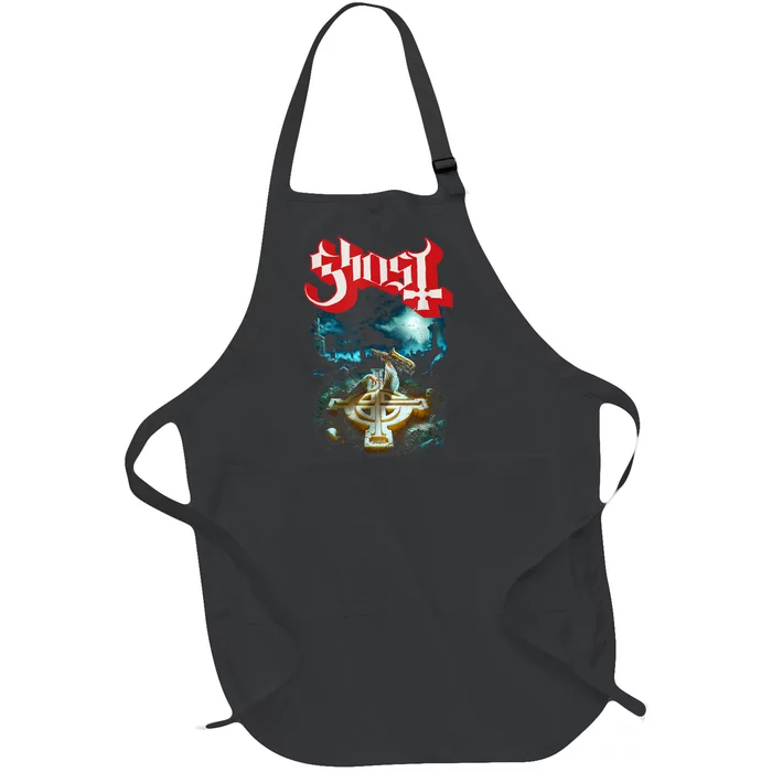 Ghost Rite Here Rite Now Full-Length Apron With Pocket