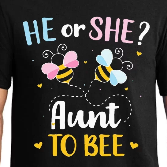 Gender reveal he or she aunt matching family baby party Pajama Set