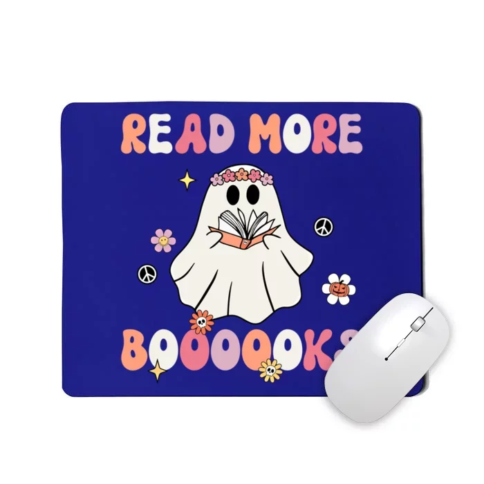 Groovy Retro Halloween Read More Books Cute Boo Read A Book Great Gift Mousepad