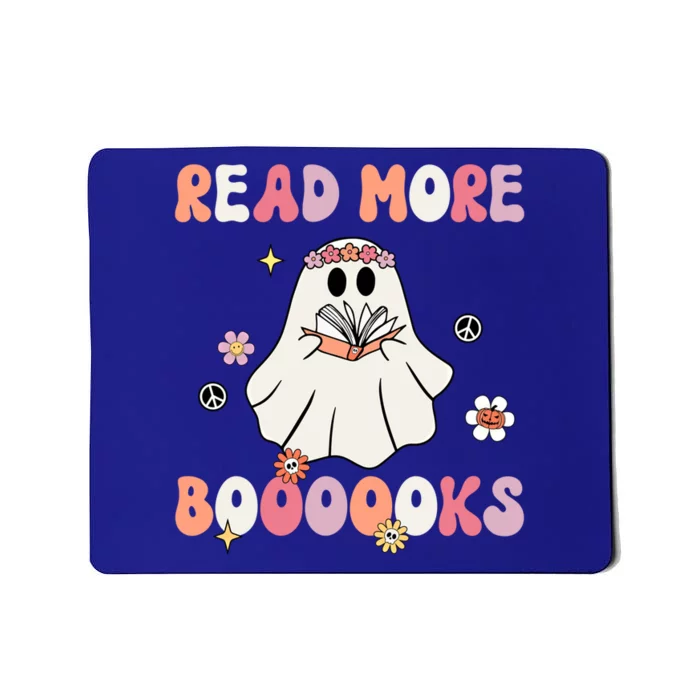 Groovy Retro Halloween Read More Books Cute Boo Read A Book Great Gift Mousepad