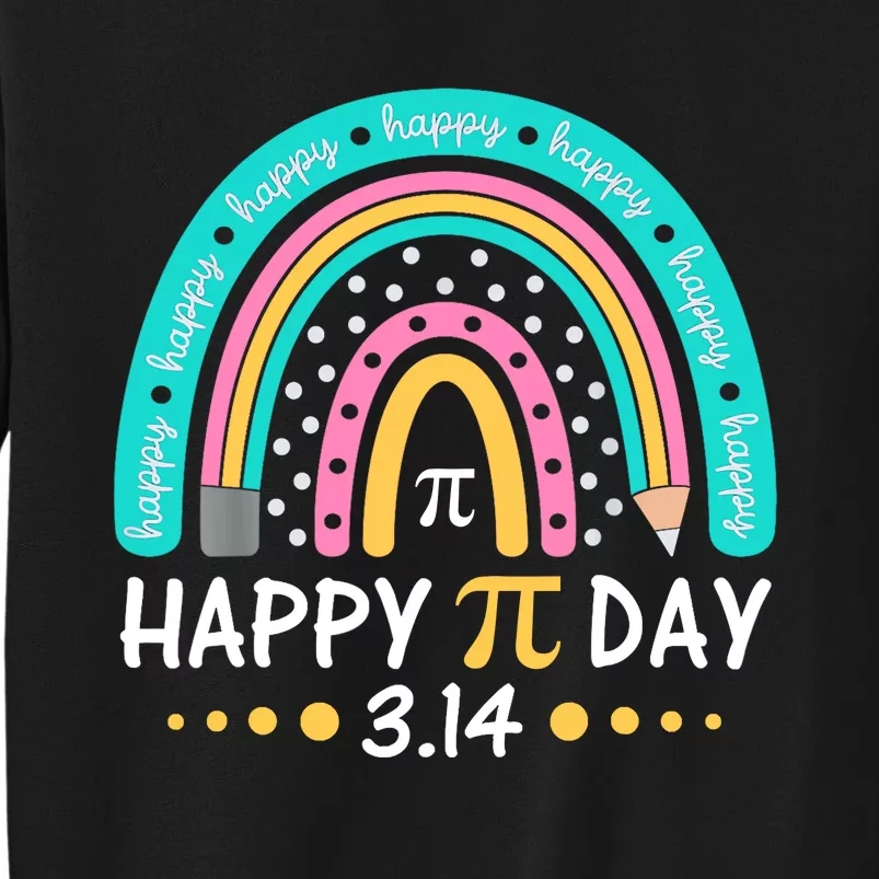 Gift Rainbow Happy Pi Day Mathematic Math Teacher Sweatshirt