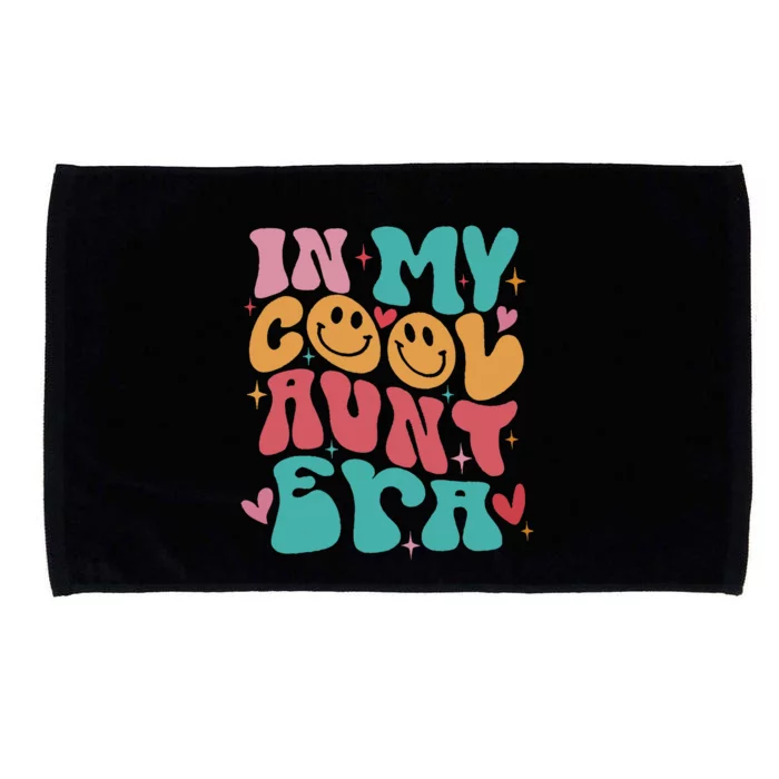 Groovy Retro In My Cool Aunt Era Cool Gifts For Auntie Microfiber Hand Towel