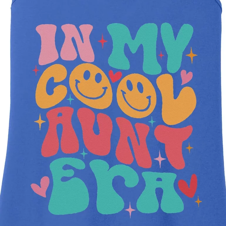 Groovy Retro In My Cool Aunt Era Cool Gifts For Auntie Ladies Essential Tank