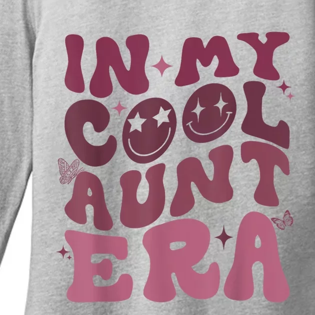 Groovy Retro In My Cool Aunt Era Cool Gifts For Auntie Womens CVC Long Sleeve Shirt