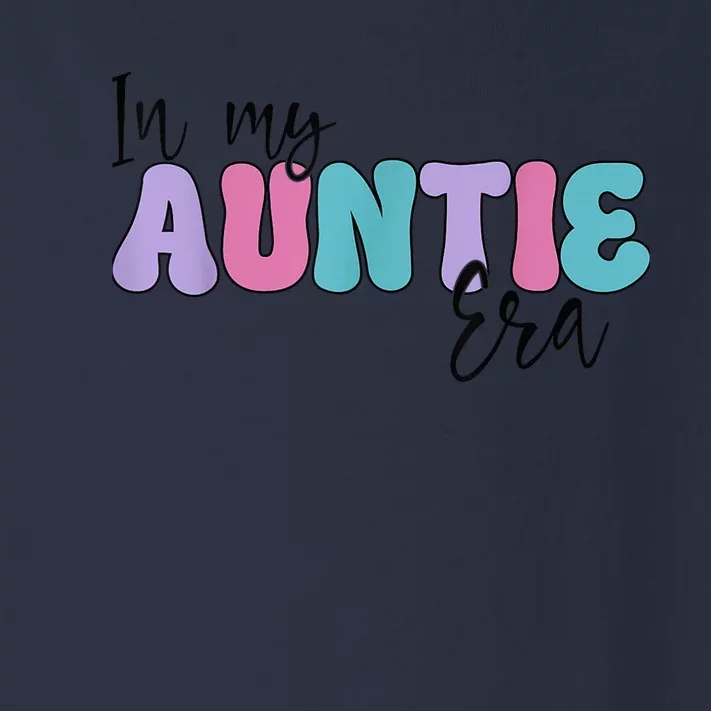 Groovy Retro In My Aunt Era Funny Cute Aunt Antie Toddler Long Sleeve Shirt