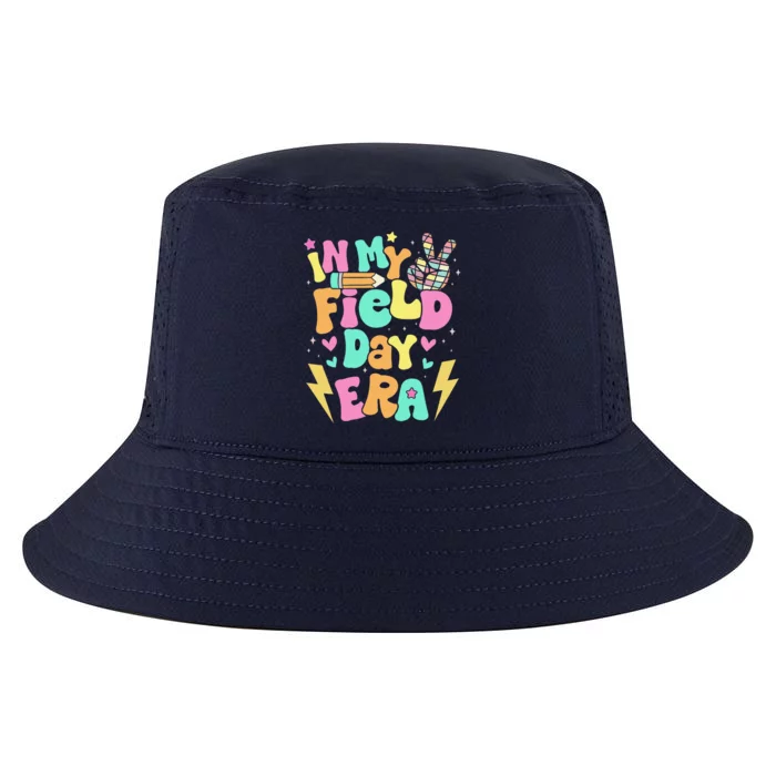 Groovy Retro In My Field Day Era Fun Day Field Trip School Cool Comfort Performance Bucket Hat