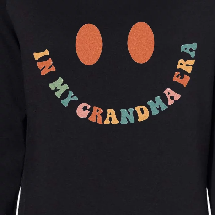 Groovy Retro In My Grandma Era Funny Mom Mothers Day On Back Womens California Wash Sweatshirt