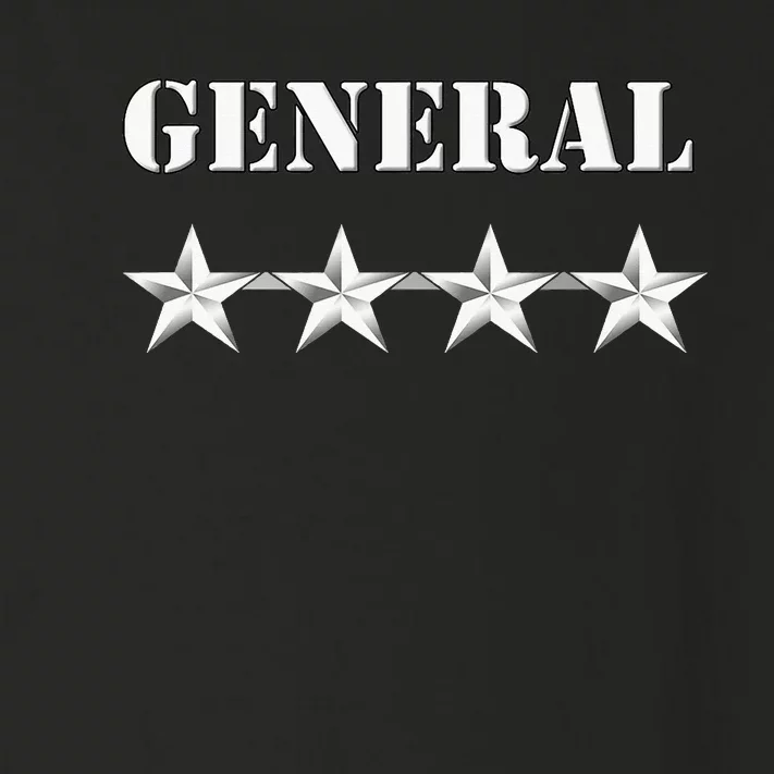 General Rank Insignia Toddler Long Sleeve Shirt