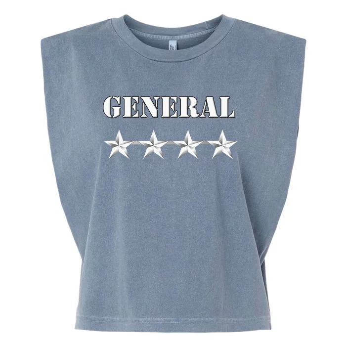 General Rank Insignia Garment-Dyed Women's Muscle Tee