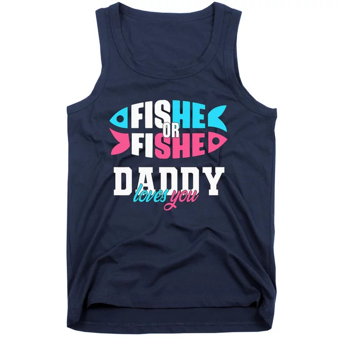 Gender Reveal ideas fishe or fishe Daddy loves you Fishing Tank