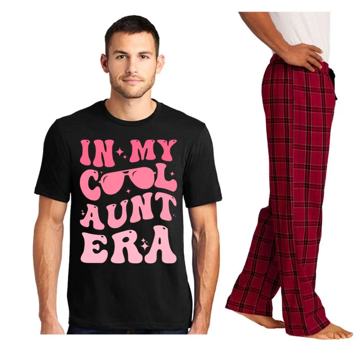 Groovy Retro In My Cool Aunt Era Meaningful Gift Cool Funny Gift For Auntie Gift Pajama Set