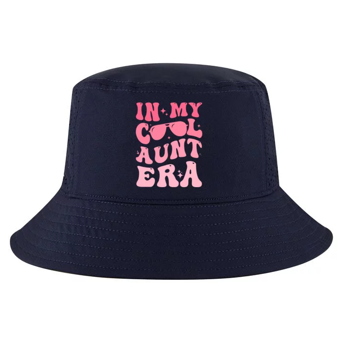 Groovy Retro In My Cool Aunt Era Meaningful Gift Cool Funny Gift For Auntie Gift Cool Comfort Performance Bucket Hat