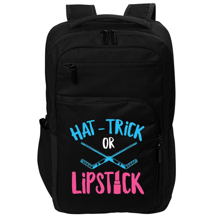 Gender Reveal Ice Hockey Quote for a Ice Hockey Family Impact Tech Backpack