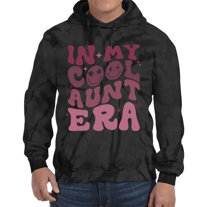 Groovy Retro In My Cool Aunt Era Cool Gifts For Auntie Tie Dye Hoodie