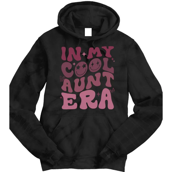 Groovy Retro In My Cool Aunt Era Cool Gifts For Auntie Tie Dye Hoodie