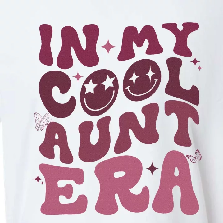 Groovy Retro In My Cool Aunt Era  Cool Gifts For Auntie Sueded Cloud Jersey T-Shirt