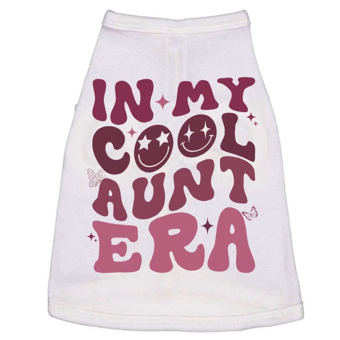 Groovy Retro In My Cool Aunt Era  Cool Gifts For Auntie Doggie Tank