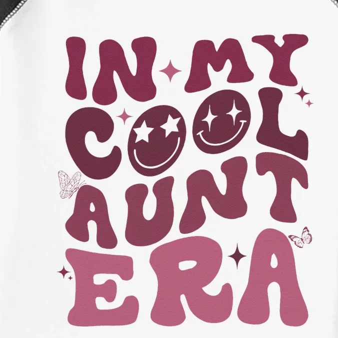 Groovy Retro In My Cool Aunt Era  Cool Gifts For Auntie Infant Baby Jersey Bodysuit