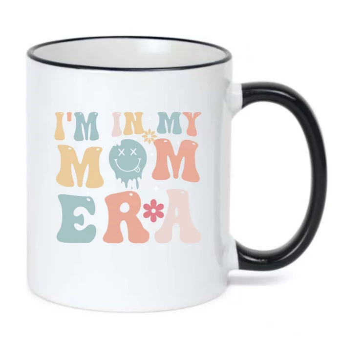 Groovy Retro IM In My Mom Era Gift Black Color Changing Mug