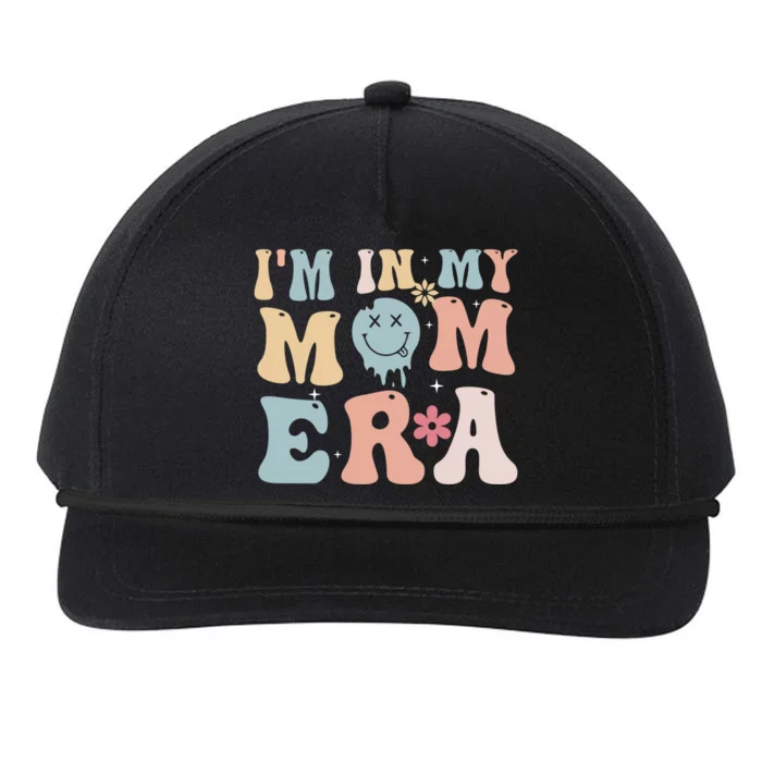 Groovy Retro IM In My Mom Era Gift Snapback Five-Panel Rope Hat