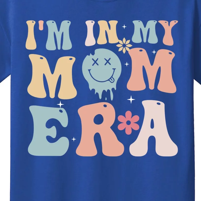 Groovy Retro IM In My Mom Era Gift Kids T-Shirt