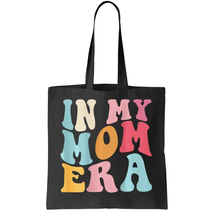 Groovy Retro In My Mom Era CoolMoms Club (On Back) Costume Tote Bag