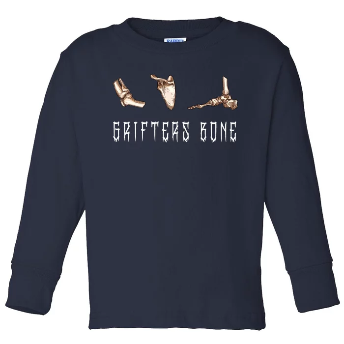 Grifters Bone Toddler Long Sleeve Shirt