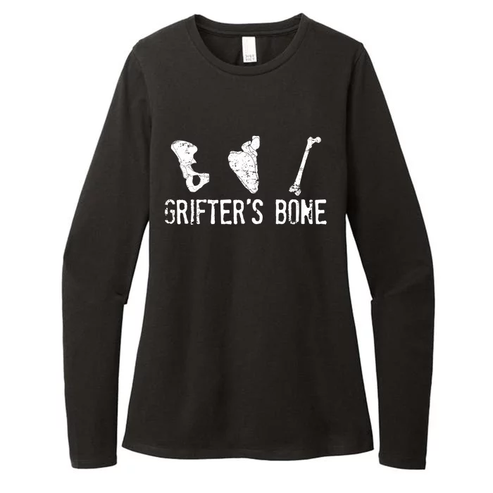 Grifter's Bone Band Womens CVC Long Sleeve Shirt