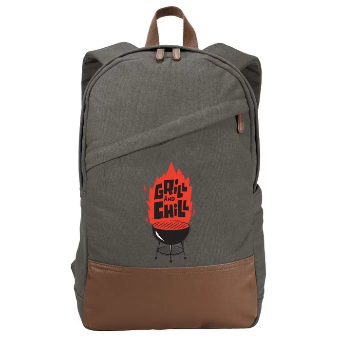 Grill And Chill Cotton Canvas Backpack