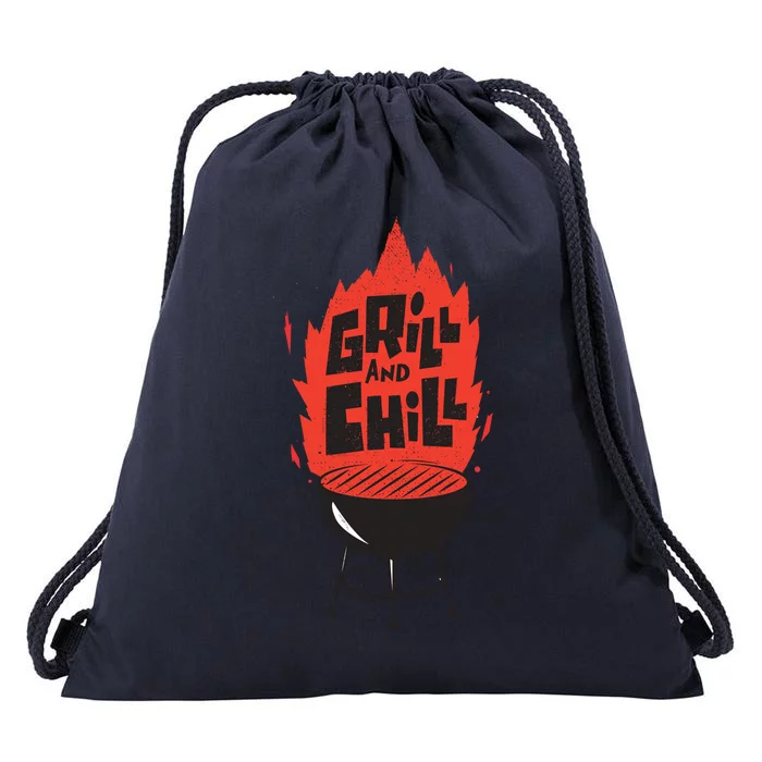 Grill And Chill Drawstring Bag