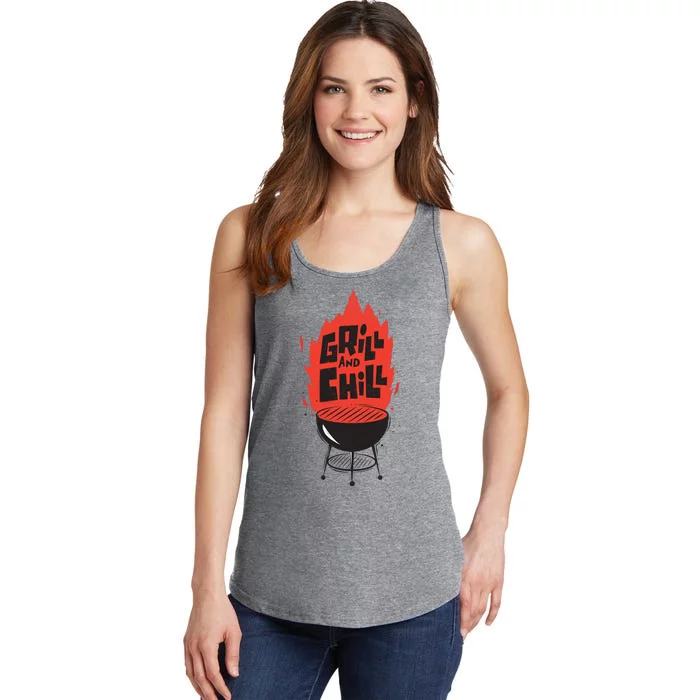 Grill And Chill Ladies Essential Tank