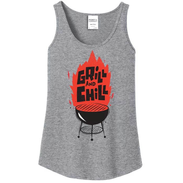 Grill And Chill Ladies Essential Tank