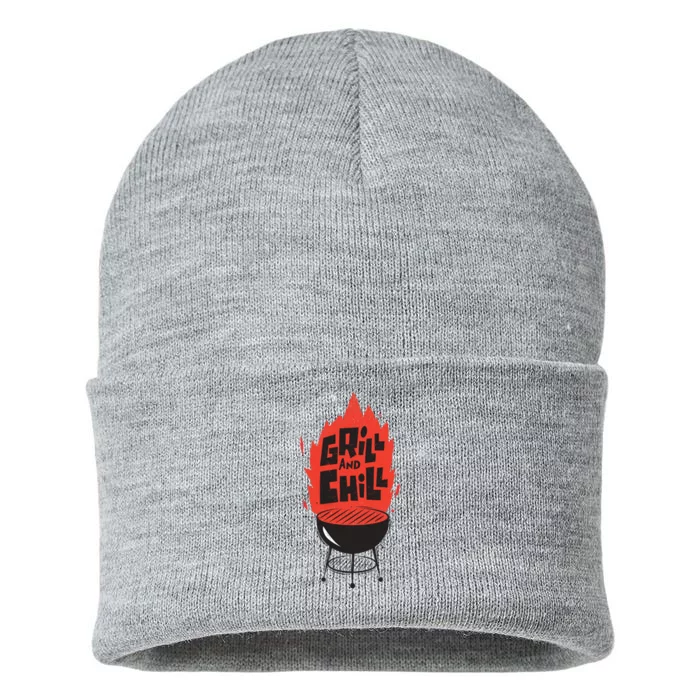 Grill And Chill Sustainable Knit Beanie