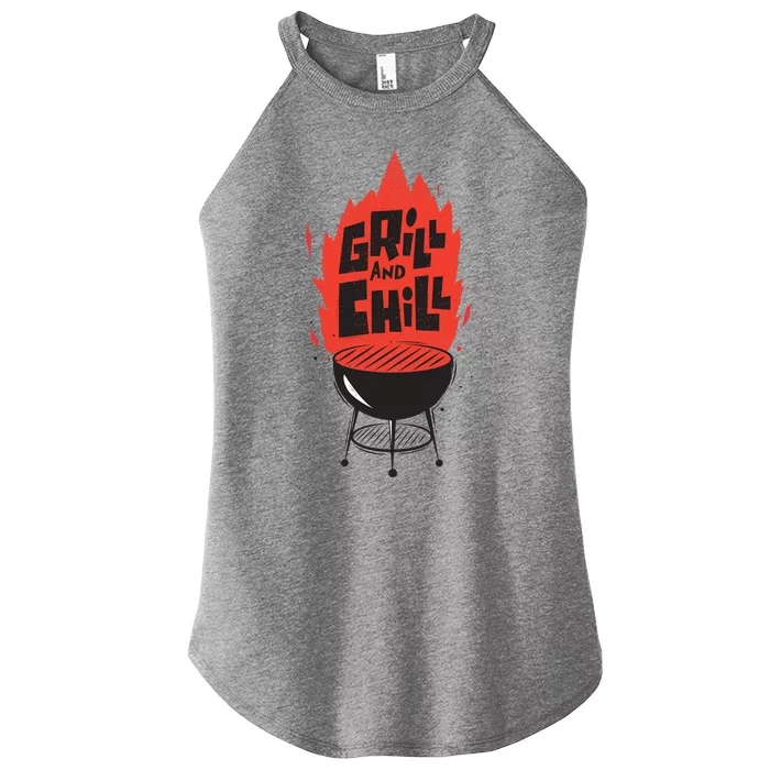 Grill And Chill Women’s Perfect Tri Rocker Tank