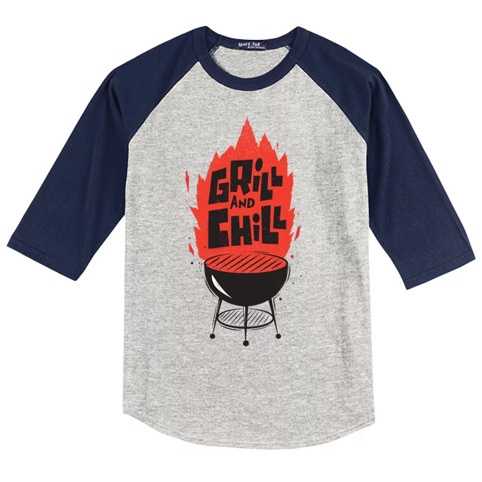 Grill And Chill Kids Colorblock Raglan Jersey